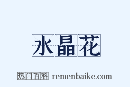 水晶花是什么意思的图片